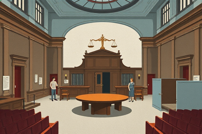 Masked Justice: Reimagining Legal Systems for Universal Accommodation article cover illustration